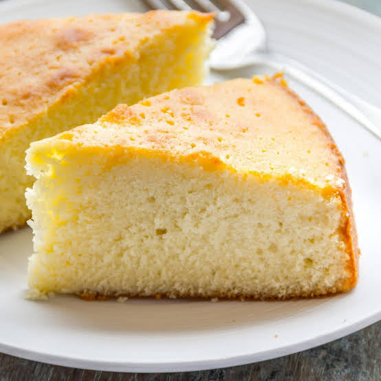 Normal Sponge Cake Slice