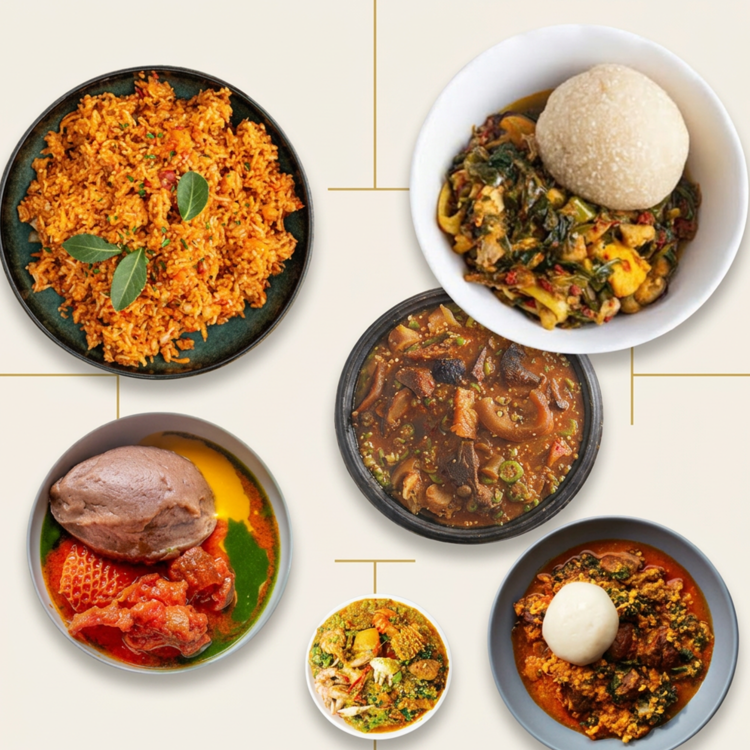 Popular Dishes - Jollof Rice with Chicken and Plantain