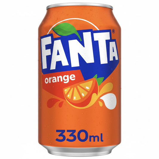 330ml Fanta Orange Flavour  Can