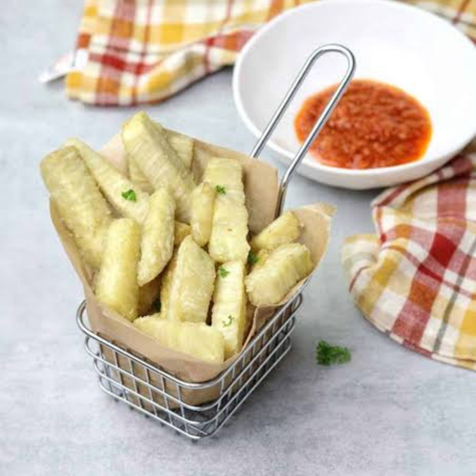 Fried Yam & Sauce