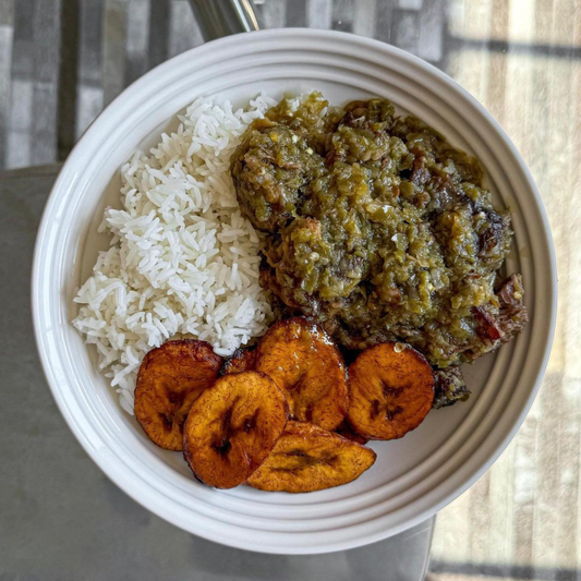 Ayamase Sauce With Assorted  & White Rice
