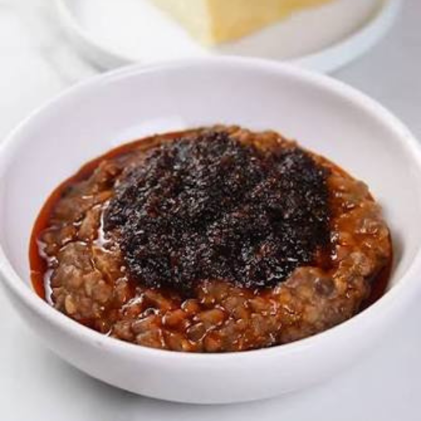 Ewa Agoyin with pepper Sauce