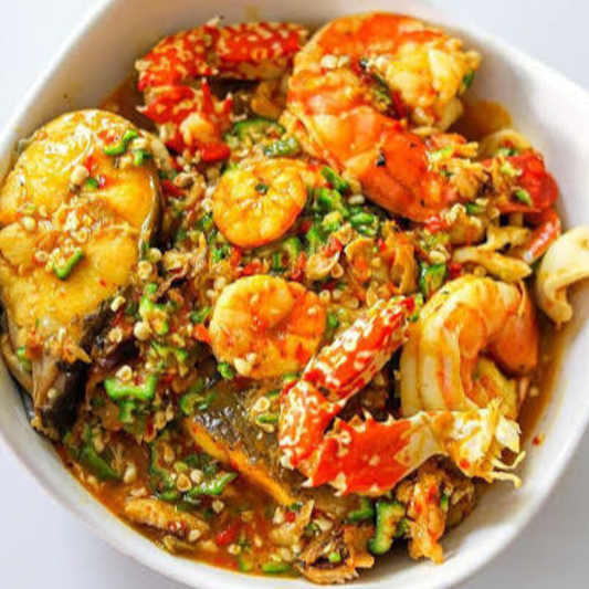 Seafood Okra a Bowl